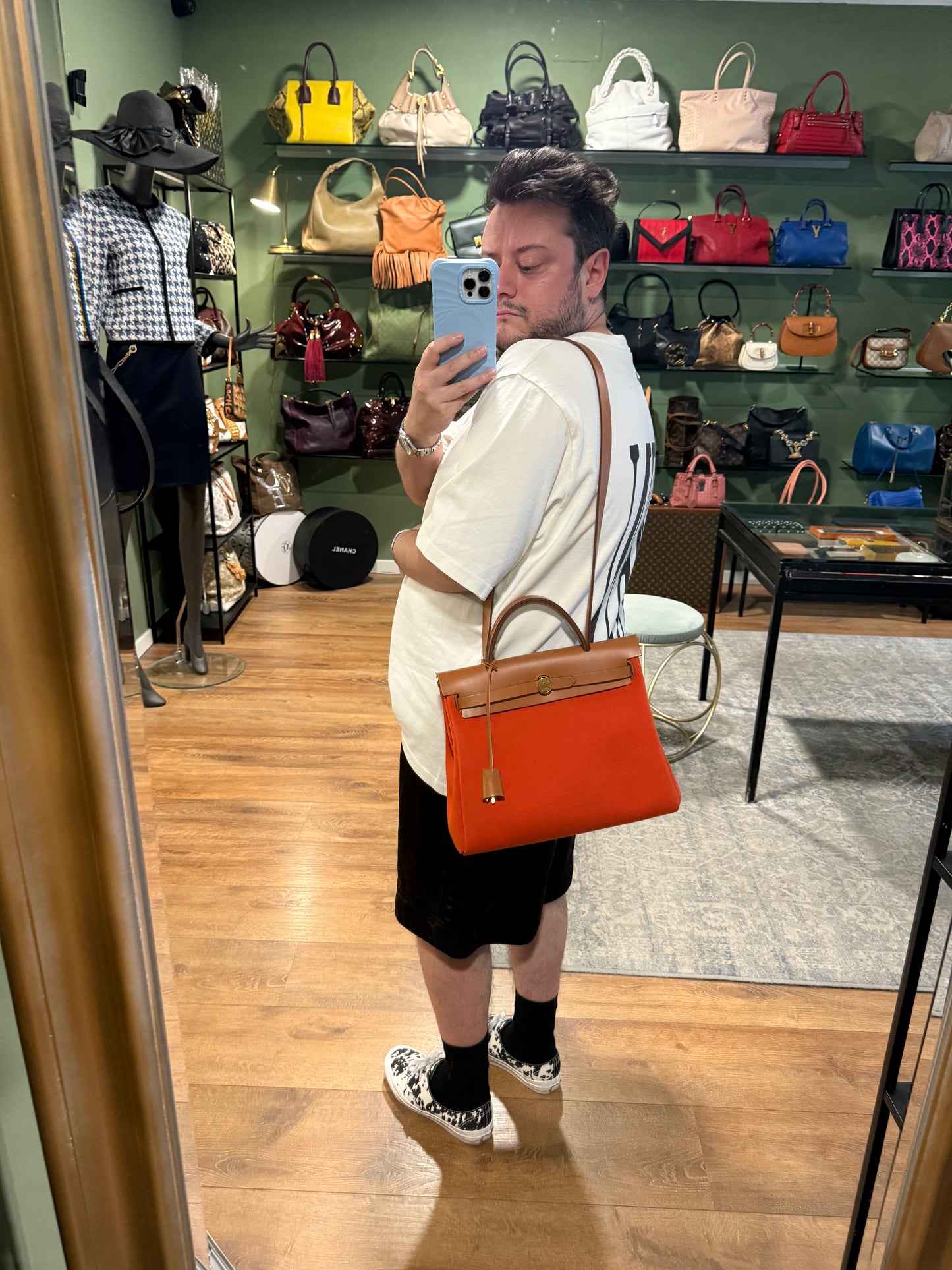 HERMÈS BI COLOR HER BAG 31 HANDBAG
