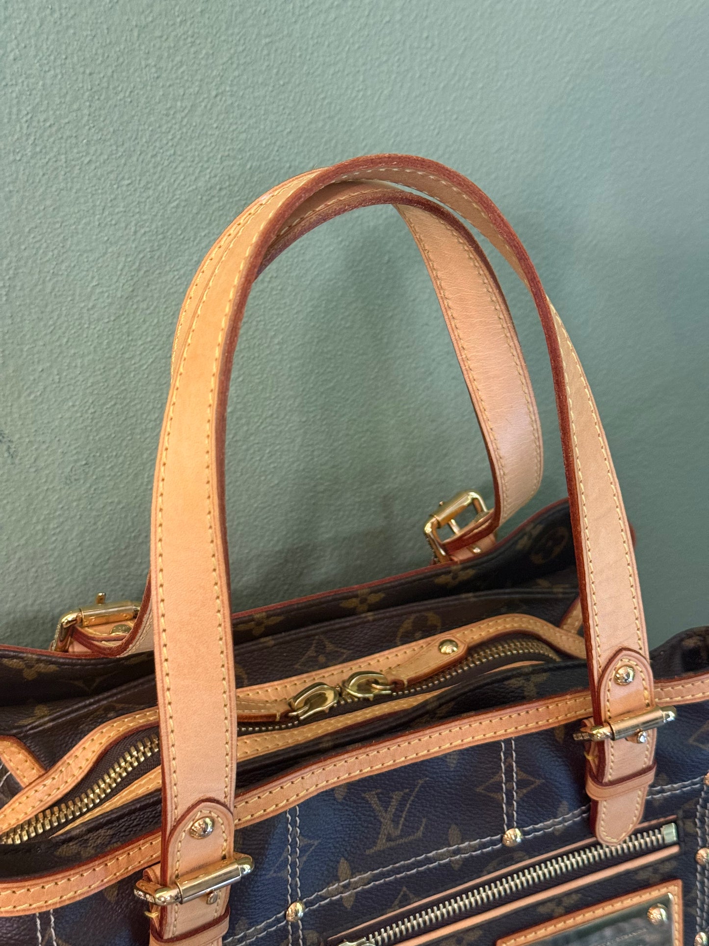 LOUIS VUITTON MONOGRAM RIVET HANDBAG