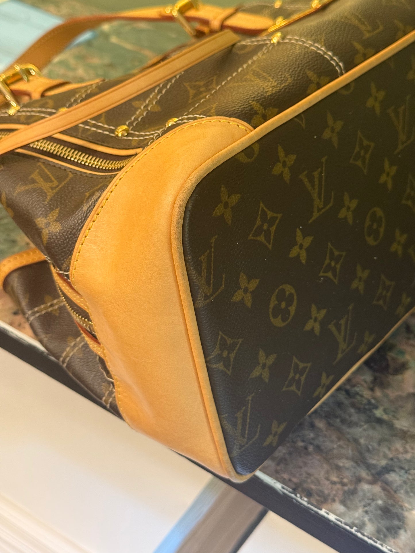 LOUIS VUITTON MONOGRAM RIVET HANDBAG