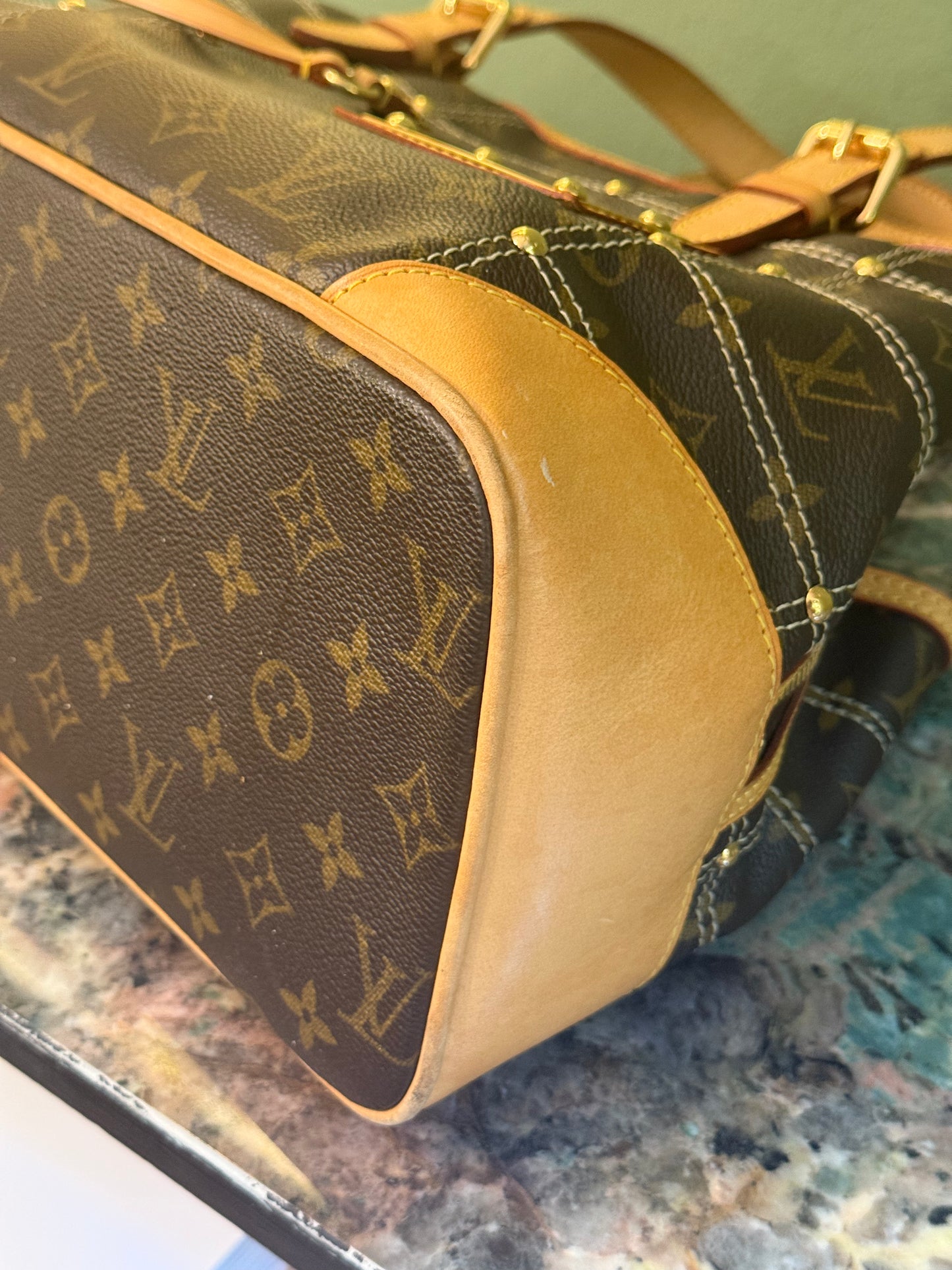 LOUIS VUITTON MONOGRAM RIVET HANDBAG