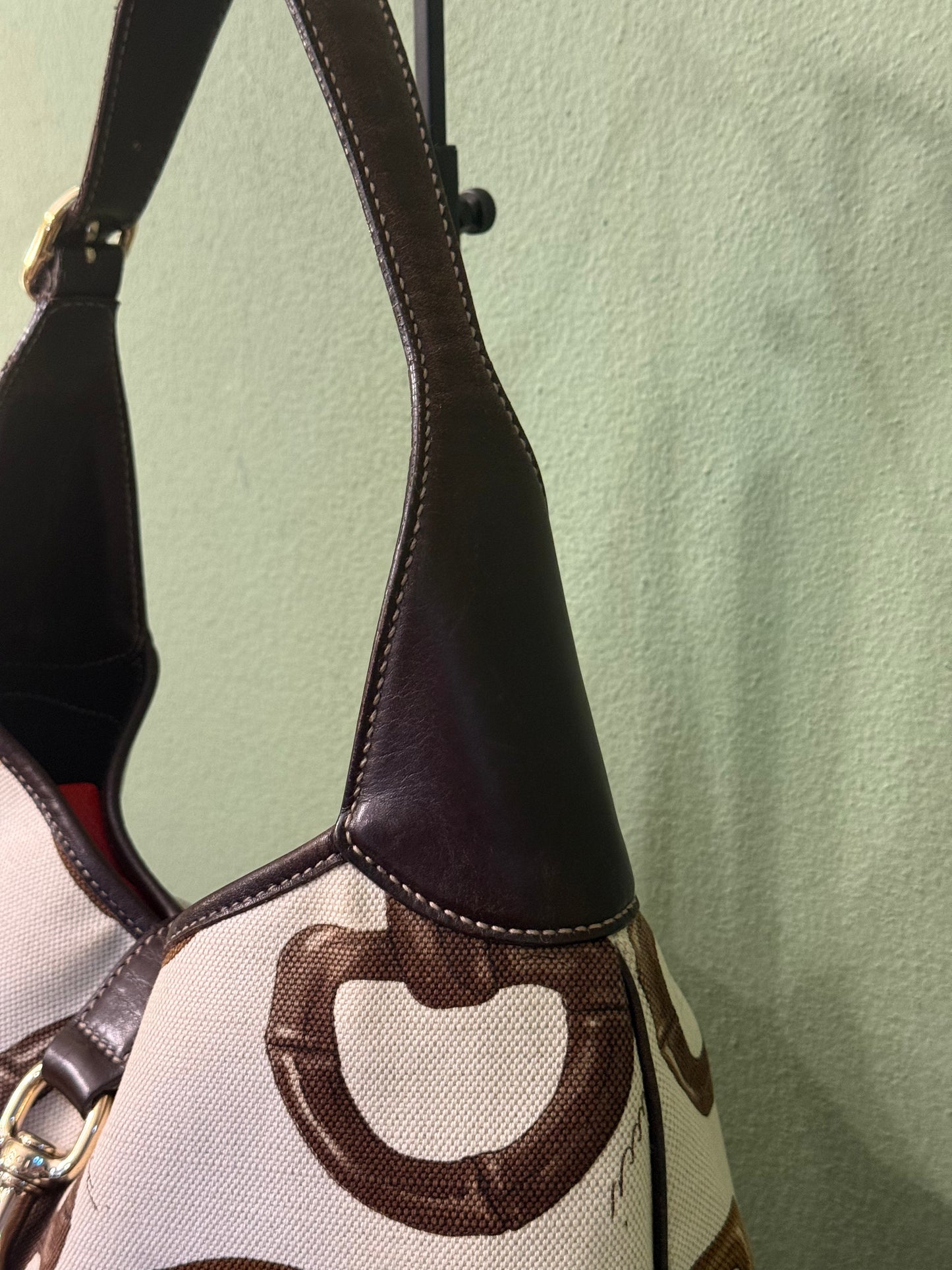 GUCCI HORSEBIT PRINT BOUVIER HOBO BAG