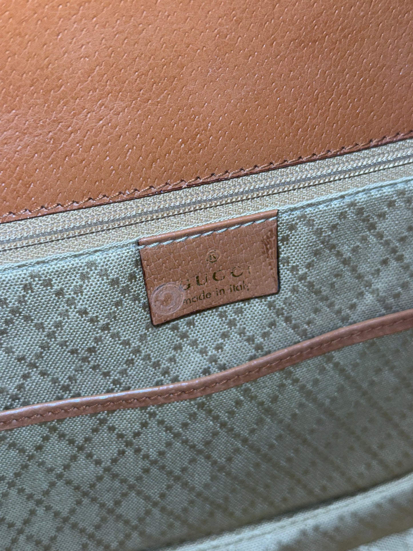 GUCCI BY TOM FORD MEDIUM TAN BAMBOO 1947 TOP HANDLE BAG