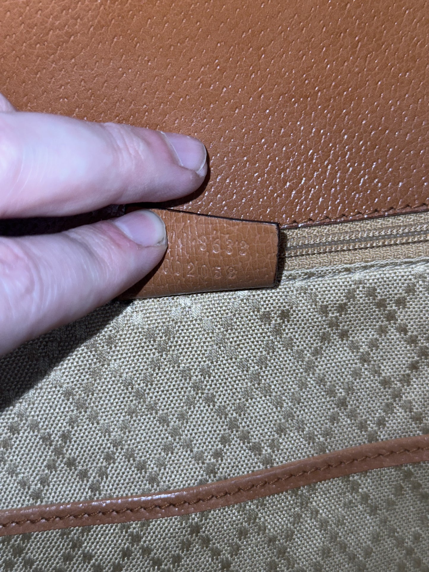 GUCCI BY TOM FORD MEDIUM TAN BAMBOO 1947 TOP HANDLE BAG