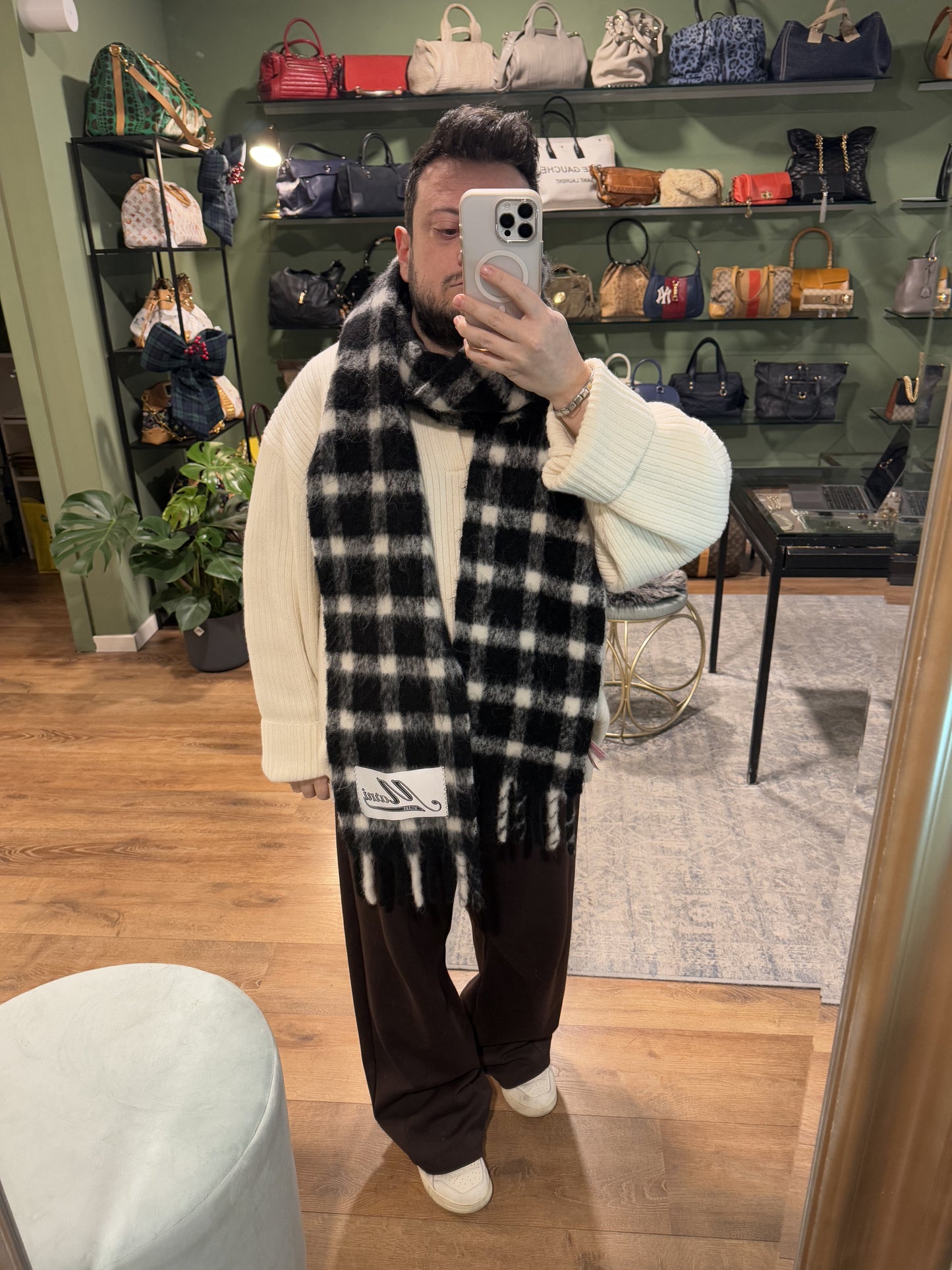 MARNI FRINGES SCARF