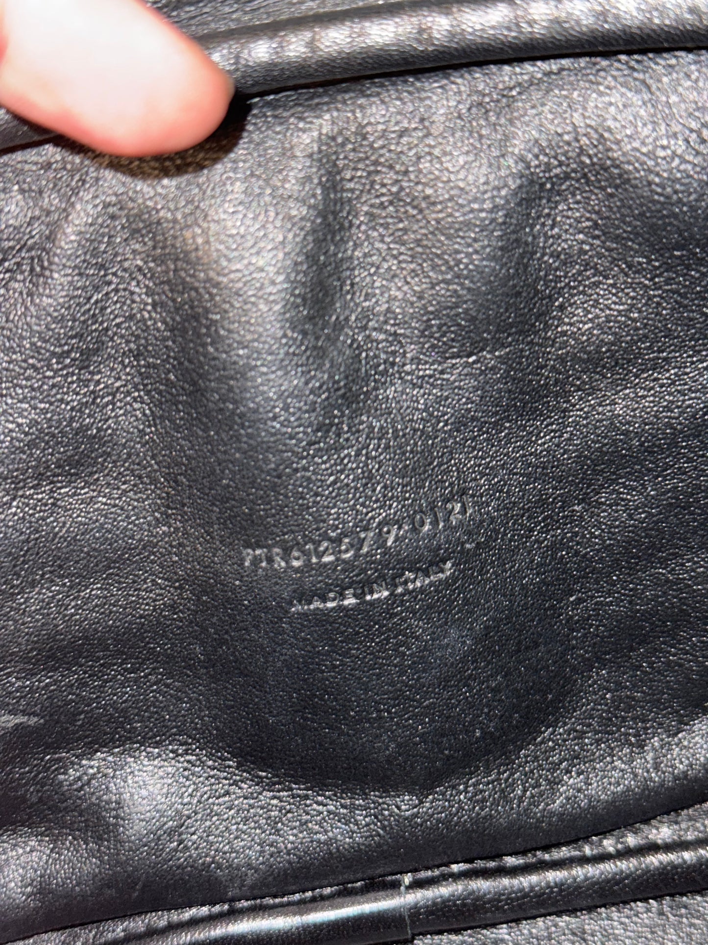 SAINT LAURENT BURGUNDY MINI LOU CAMERA BAG