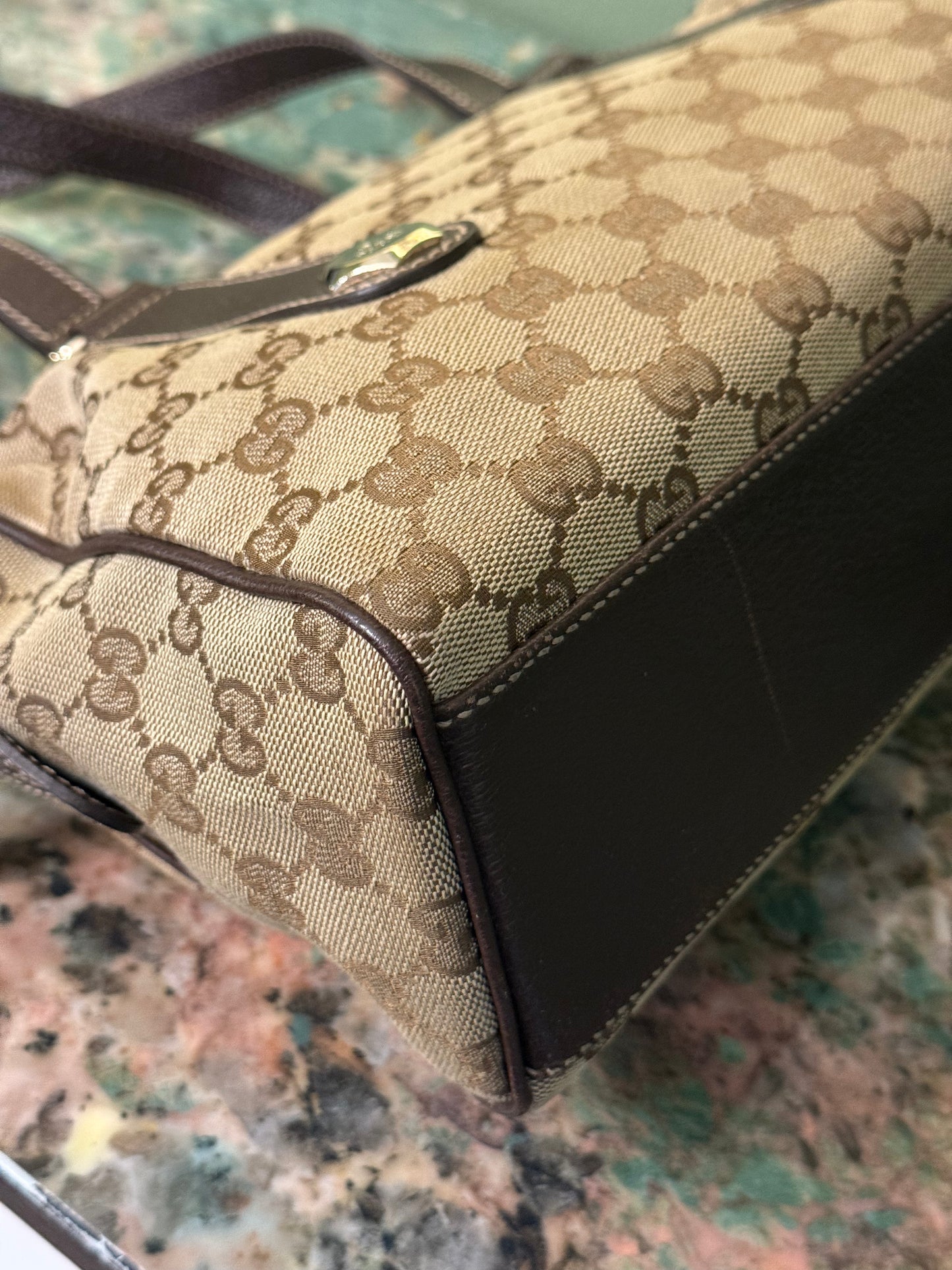 GUCCI MONOGRAM BOSTON SHOULDER BAG
