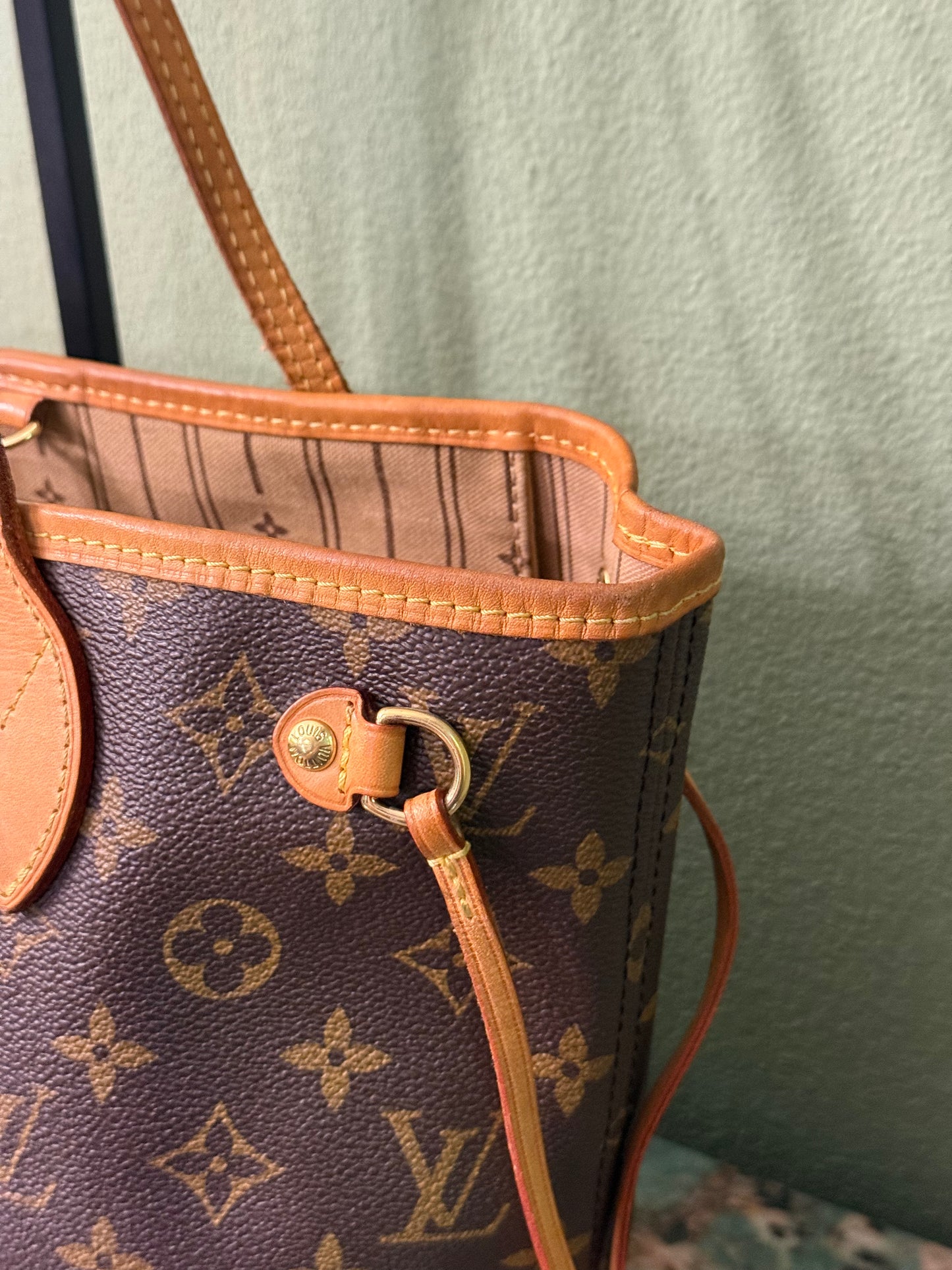 LOUIS VUITTON MONOGRAM NEVERFULL PM HANDBAG