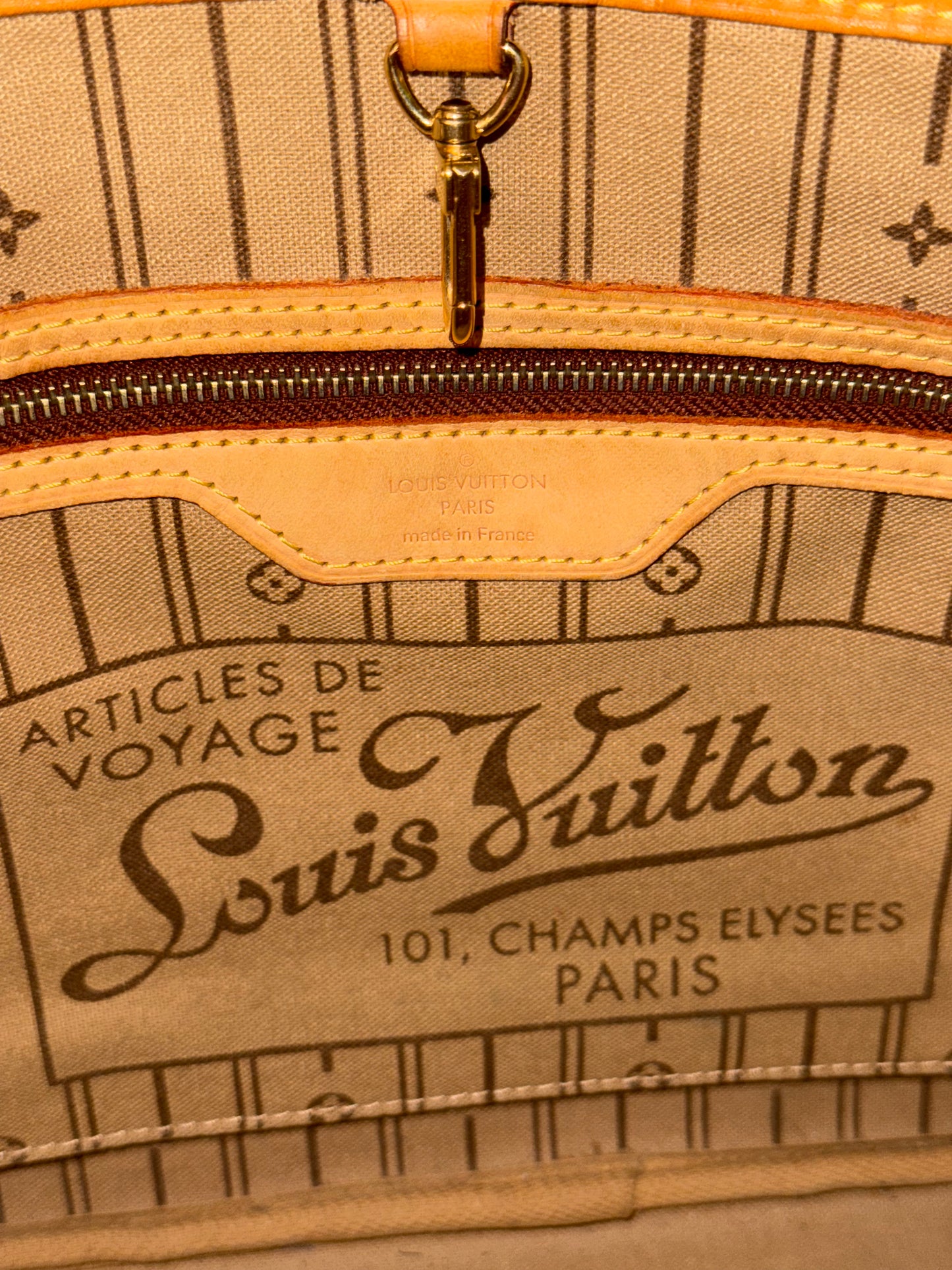 LOUIS VUITTON MONOGRAM NEVERFULL PM HANDBAG
