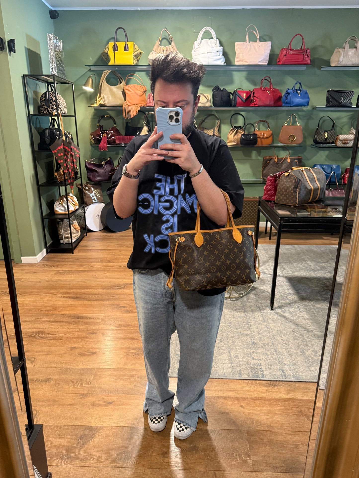 LOUIS VUITTON MONOGRAM NEVERFULL PM HANDBAG