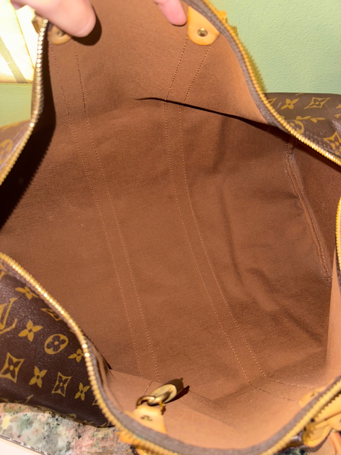 LOUIS VUITTON MONOGRAM KEEPALL 45 TRAVEL BAG