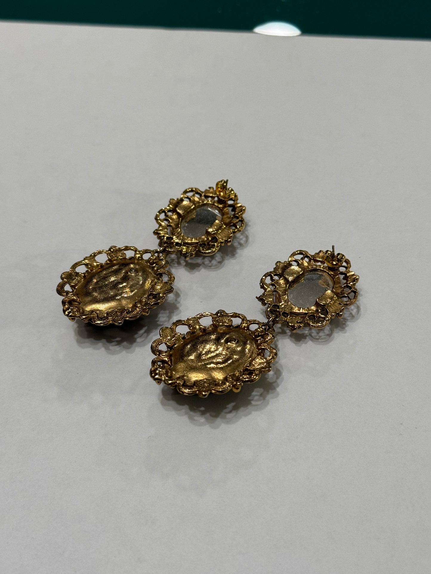 VINTAGE 60'S PENDANT EARRINGS