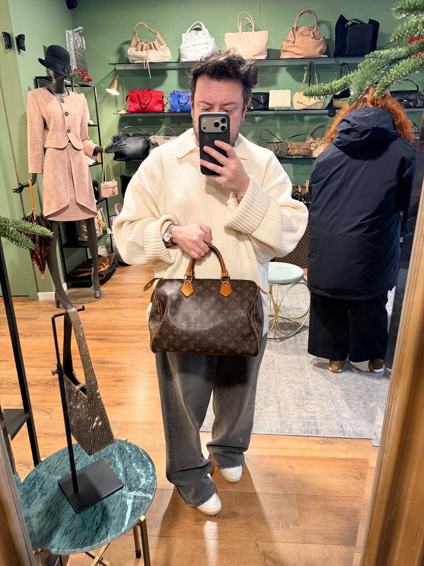 LOUIS VUITTON MONOGRAM SPEEDY 30 BOSTON BAG