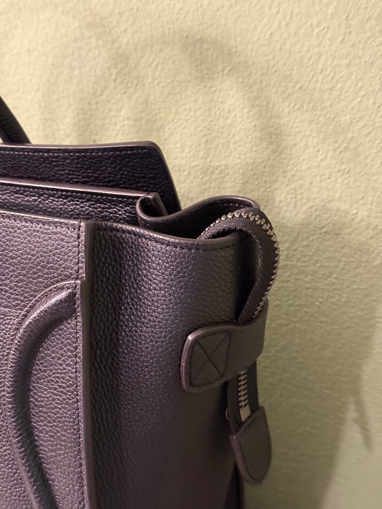CELINE BLACK MICRO LUGGAGE HANDBAG