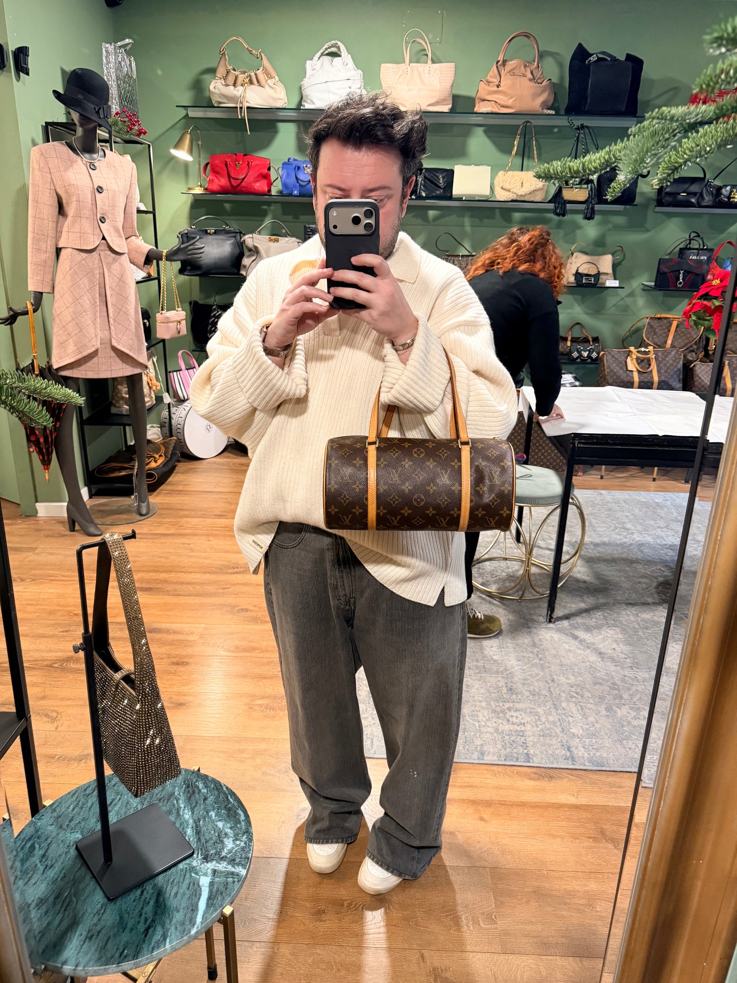 LOUIS VUITTON MONOGRAM PAPILLON 30 HANDBAG