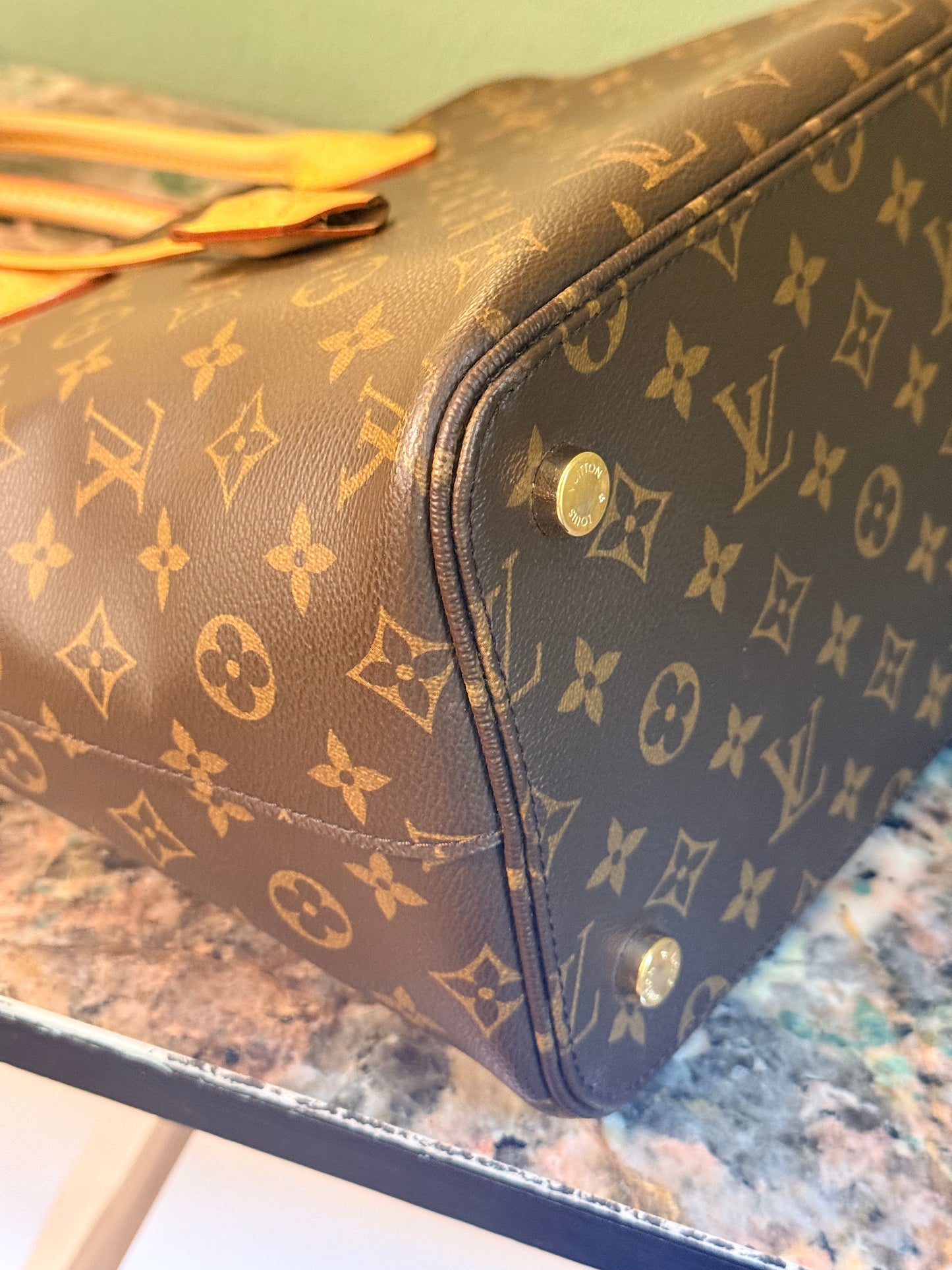 LOUIS VUITTON MONOGRAM LOCKIT HANDBAG