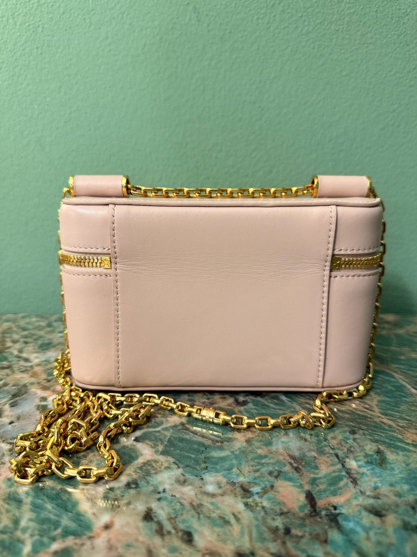 DOLCE & GABBANA PINK SICILY VANITY SHOULDER BAG