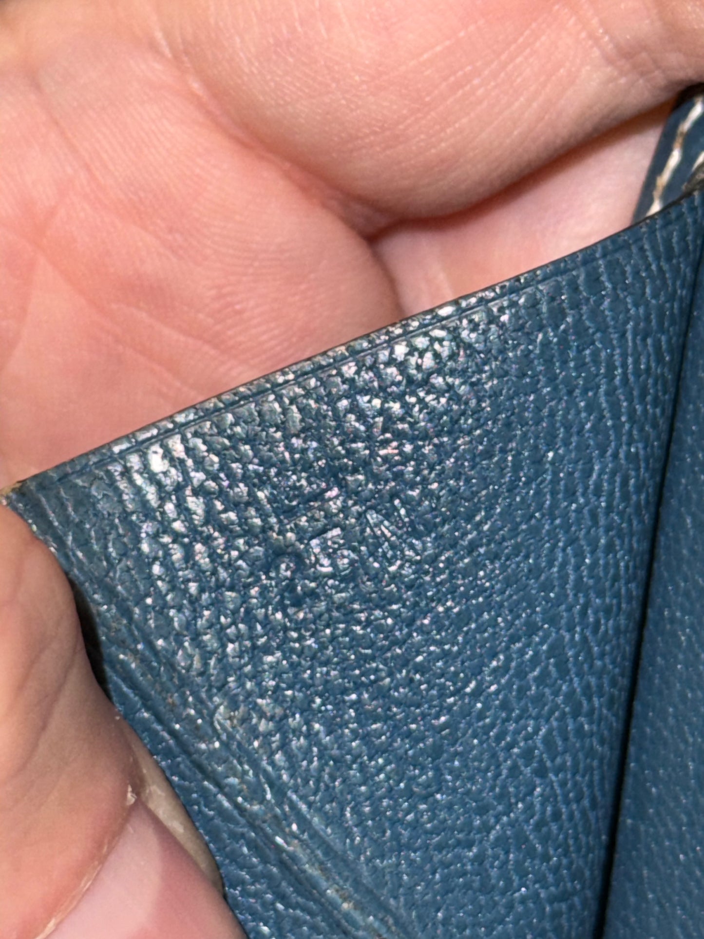 HERMÈS BLU JEAN BEARN WALLET