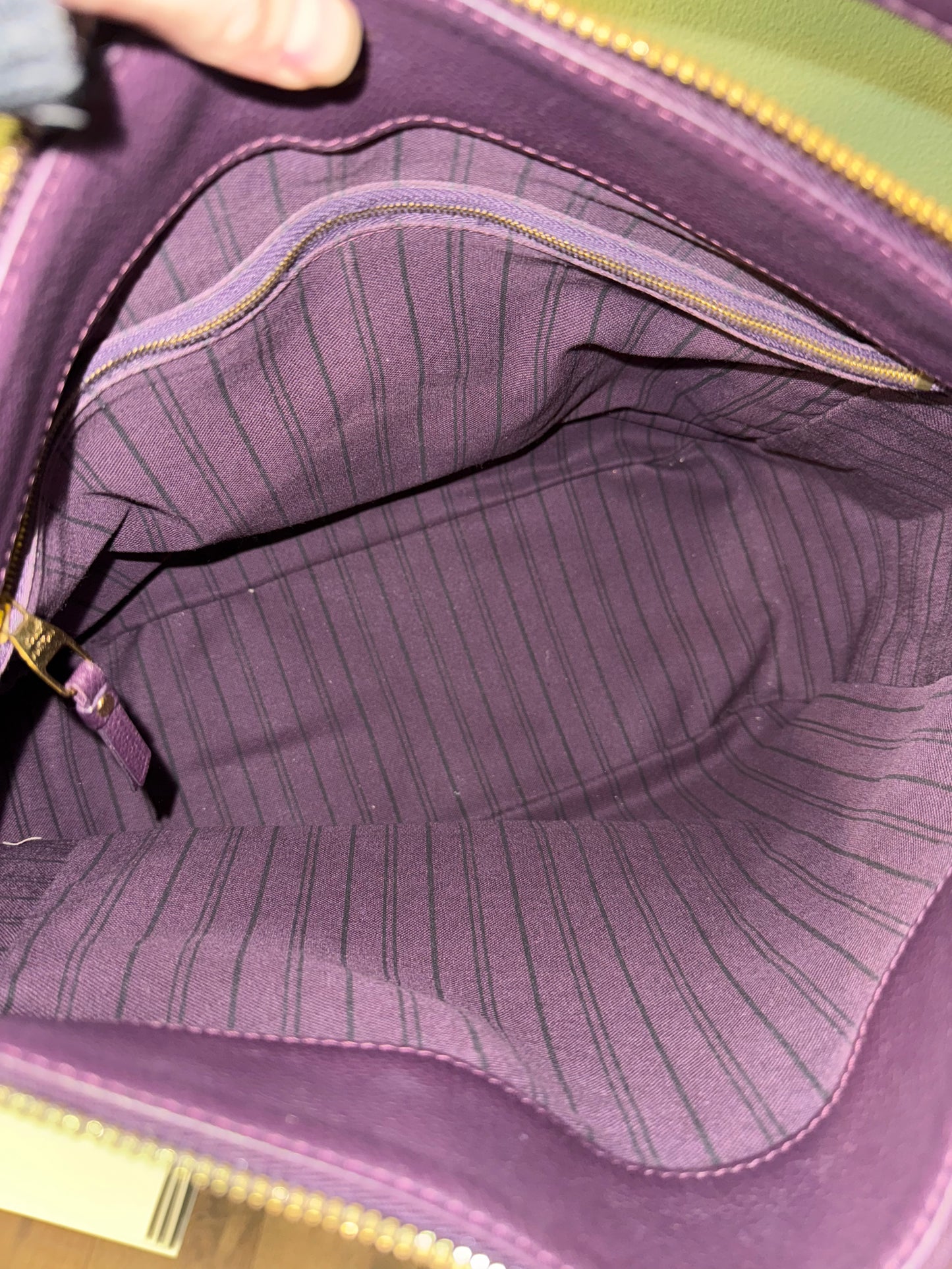 LOUIS VUITTON DARK PURPLE AUDACIEUSE HOBO BAG