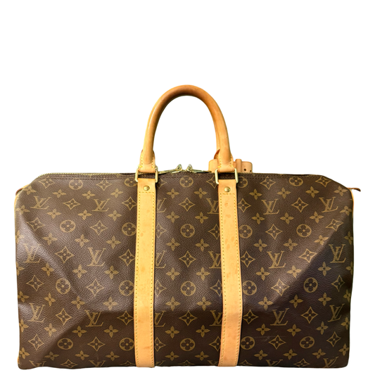 LOUIS VUITTON MONOGRAM KEEPALL 45 TRAVEL BAG