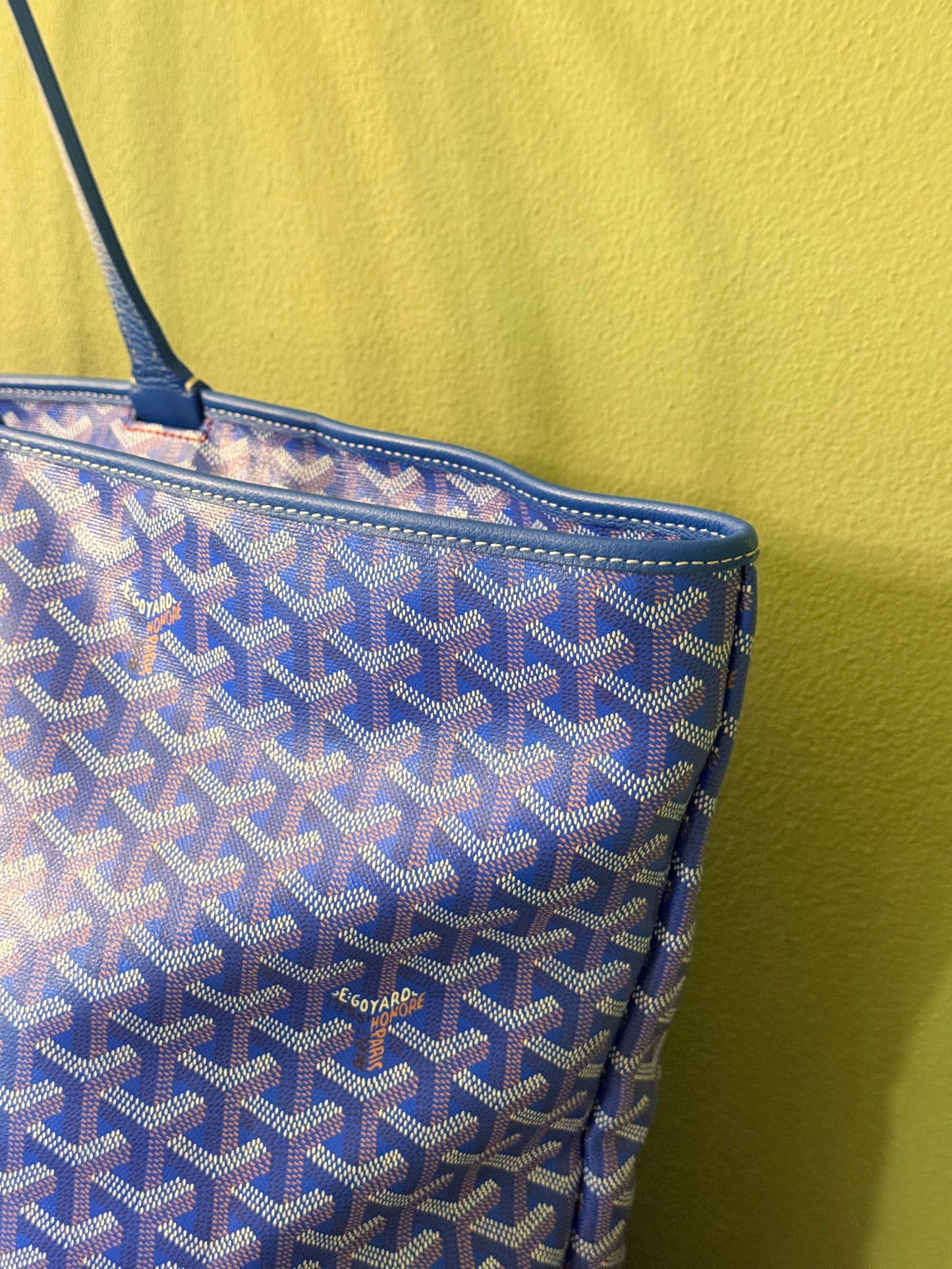 GOYARD BLUE ARTOIS GM TRAVEL BAG