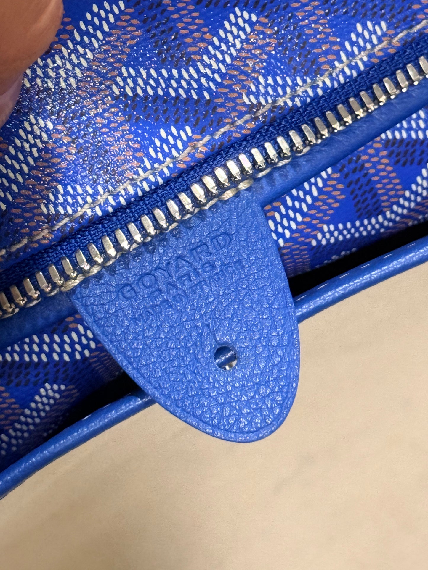 GOYARD BLUE ARTOIS GM TRAVEL BAG
