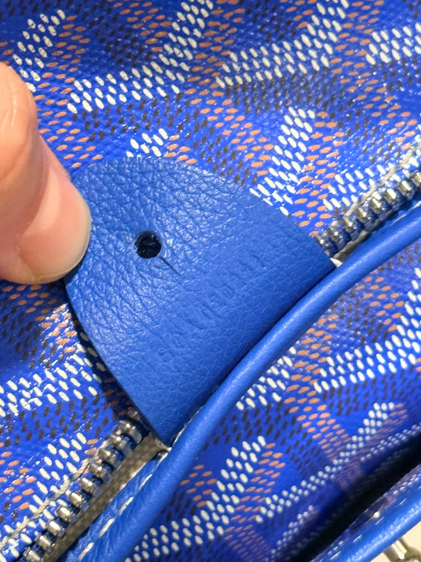 GOYARD BLUE ARTOIS GM TRAVEL BAG