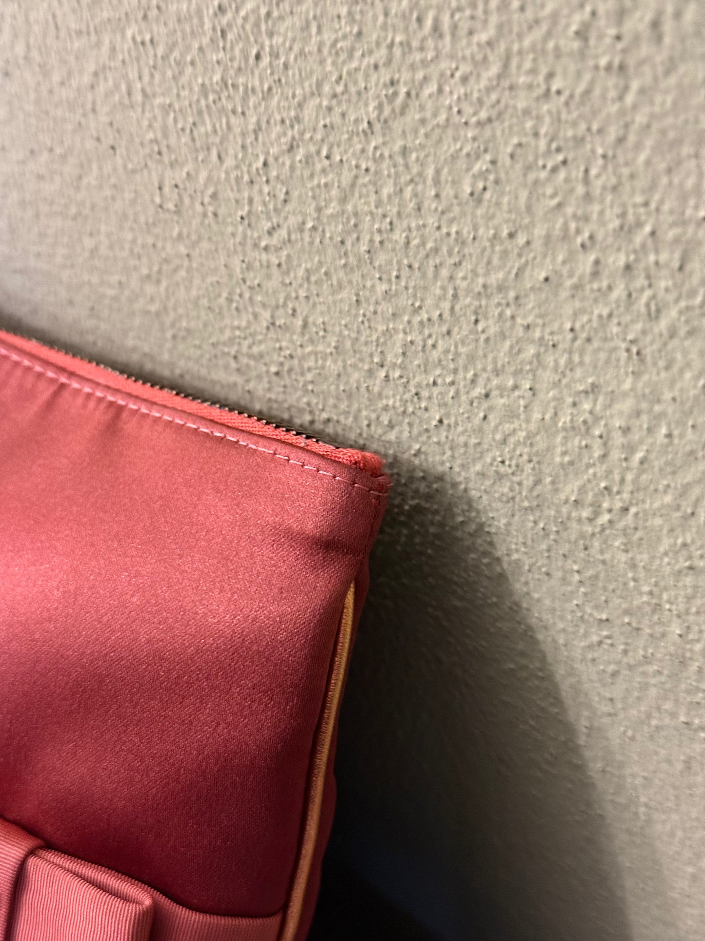 FENDI PINK SATIN POCHETTE