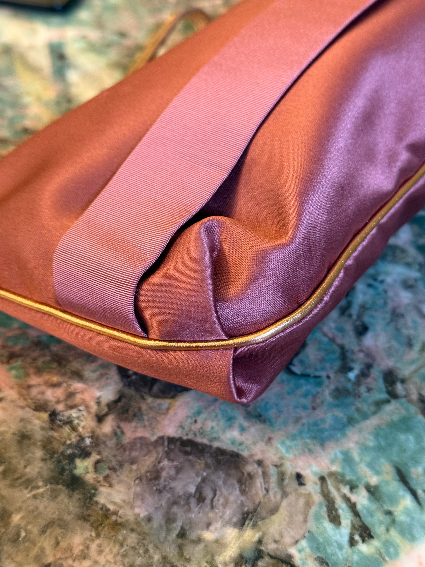 FENDI PINK SATIN POCHETTE