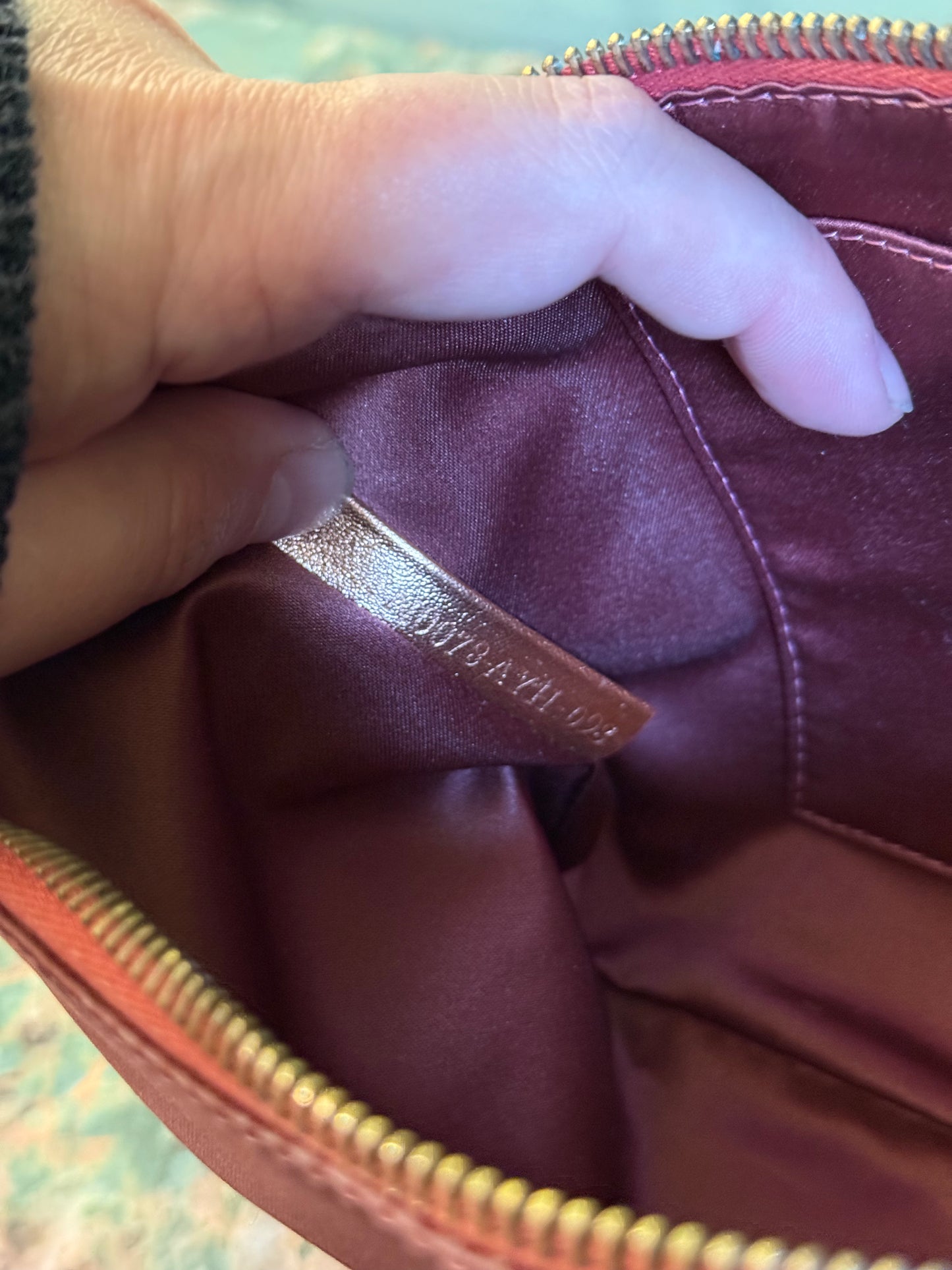 FENDI PINK SATIN POCHETTE