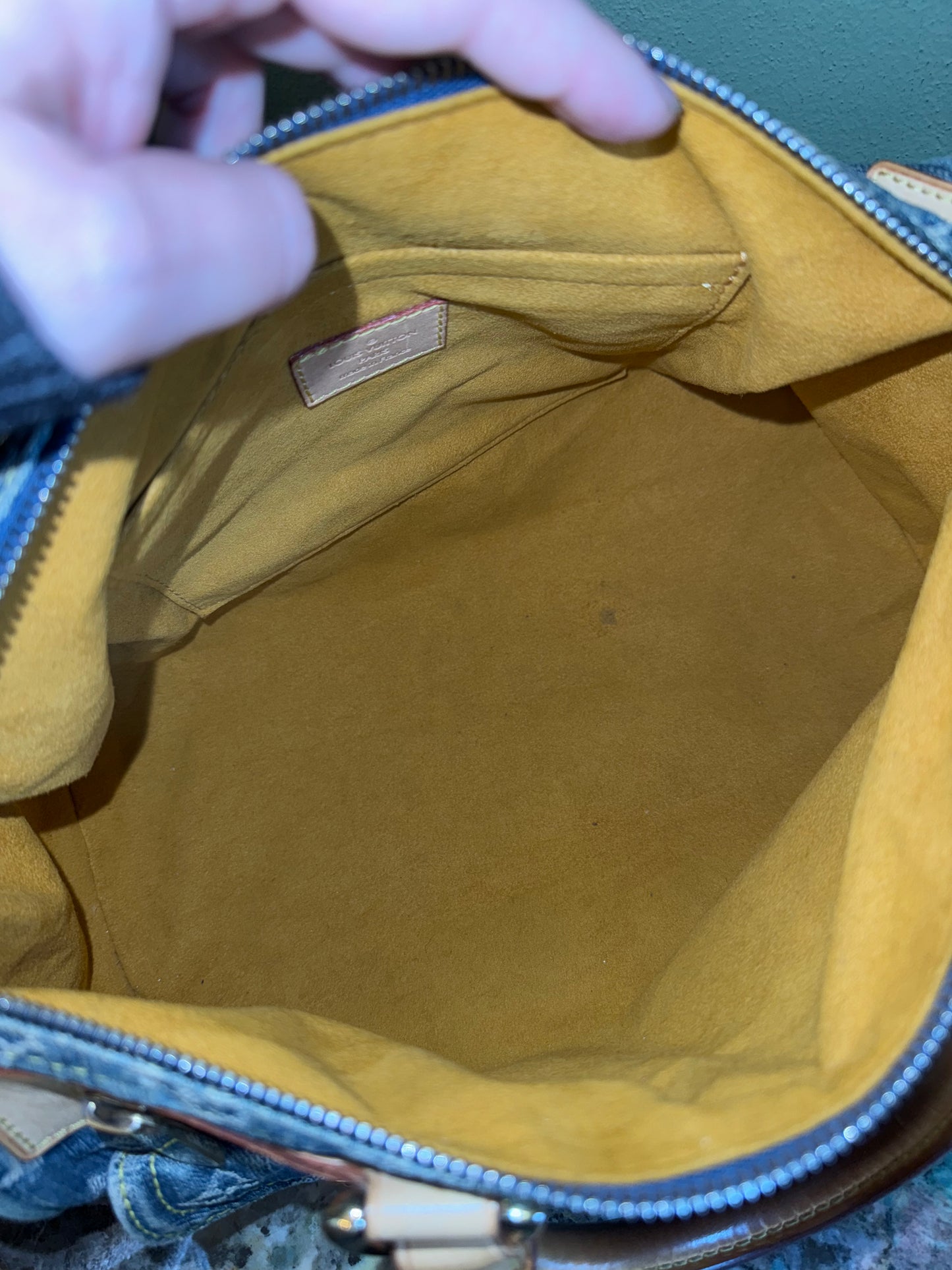 LOUIS VUITTON MONOGRAM DENIM NEO SPEEDY BOSTON BAG