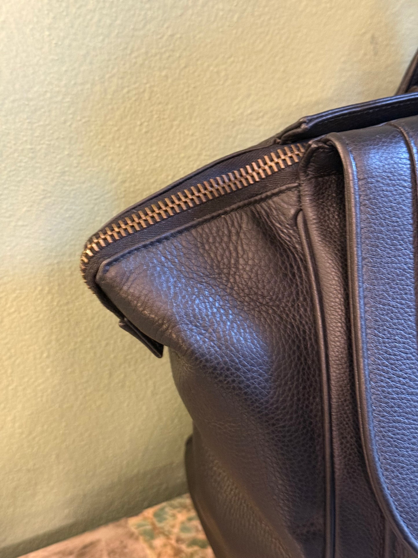 GUCCI BLACK LARGE 1973 HANDBAG