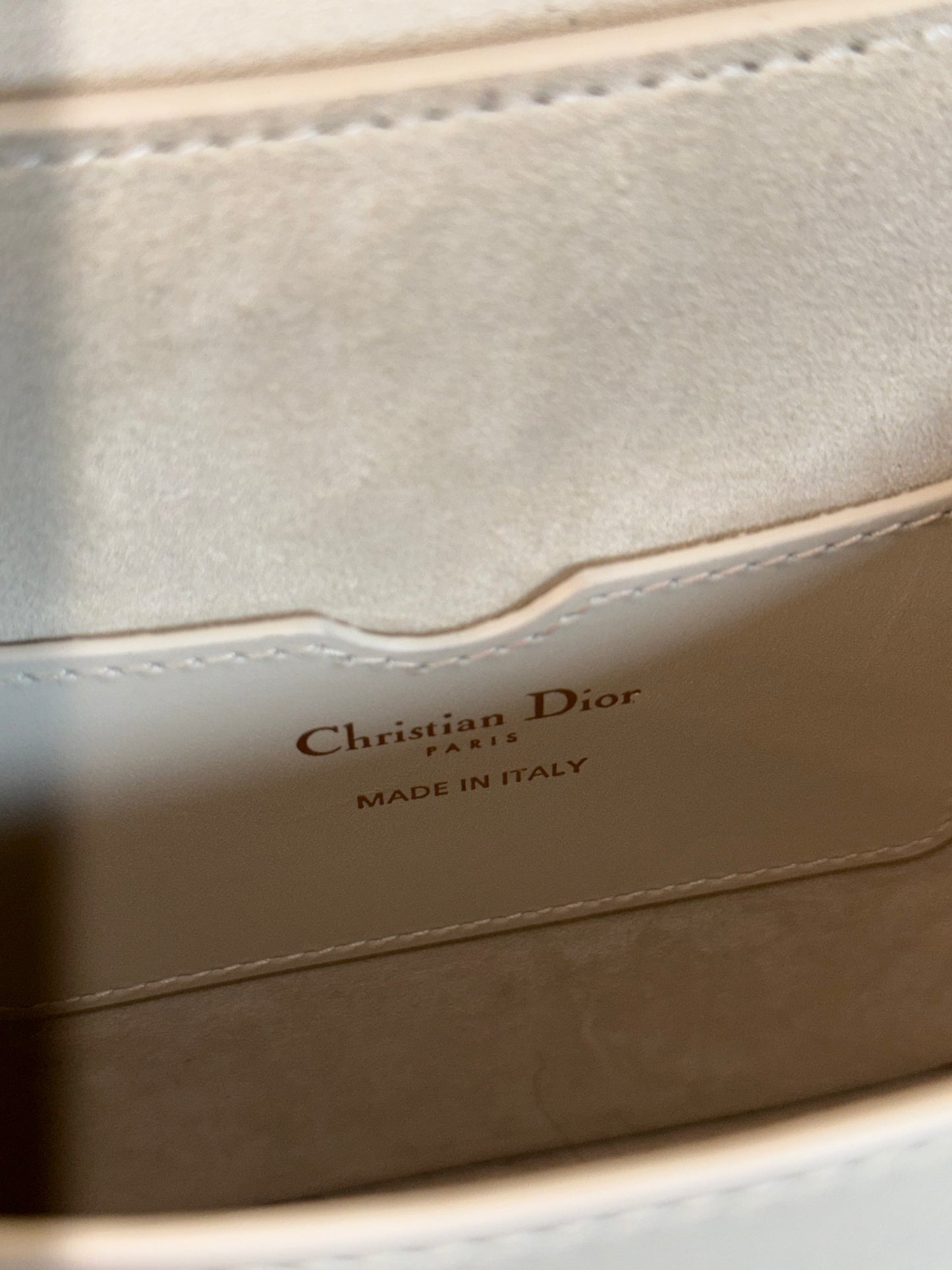 DIOR WHITE BOBBY CROSSBODY BAG