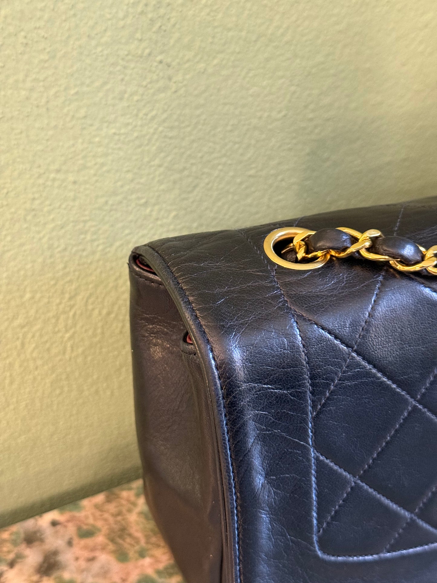 CHANEL BLACK SMALL DIANA CROSSBODY BAG
