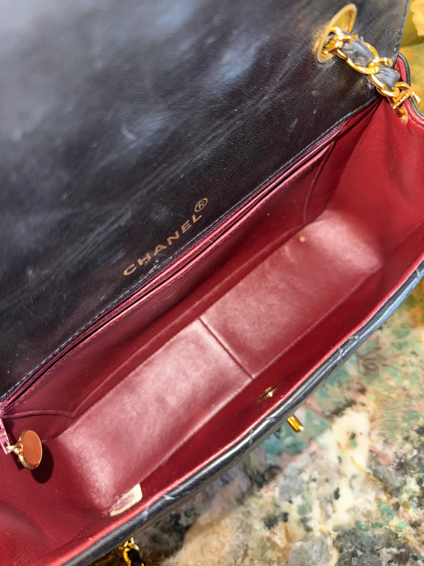 CHANEL BLACK SMALL DIANA CROSSBODY BAG