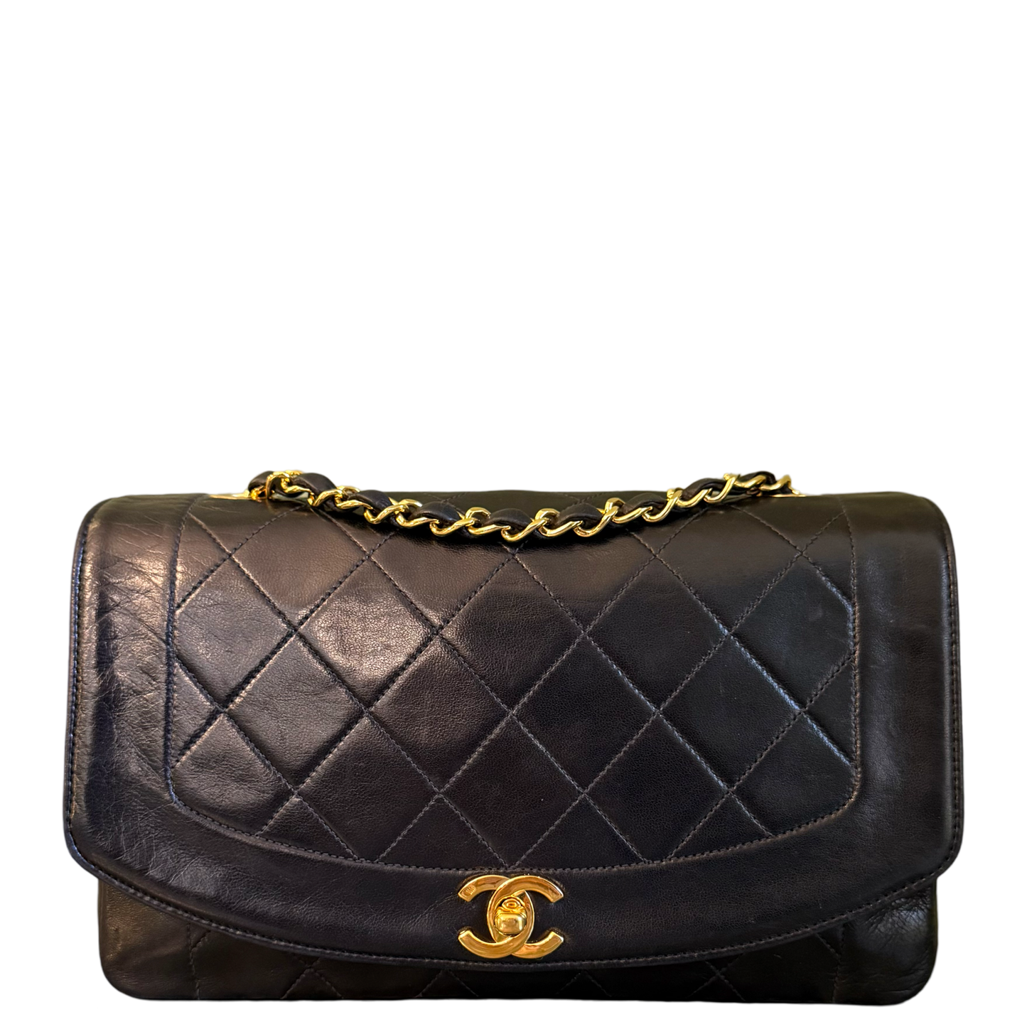 CHANEL BLACK SMALL DIANA CROSSBODY BAG