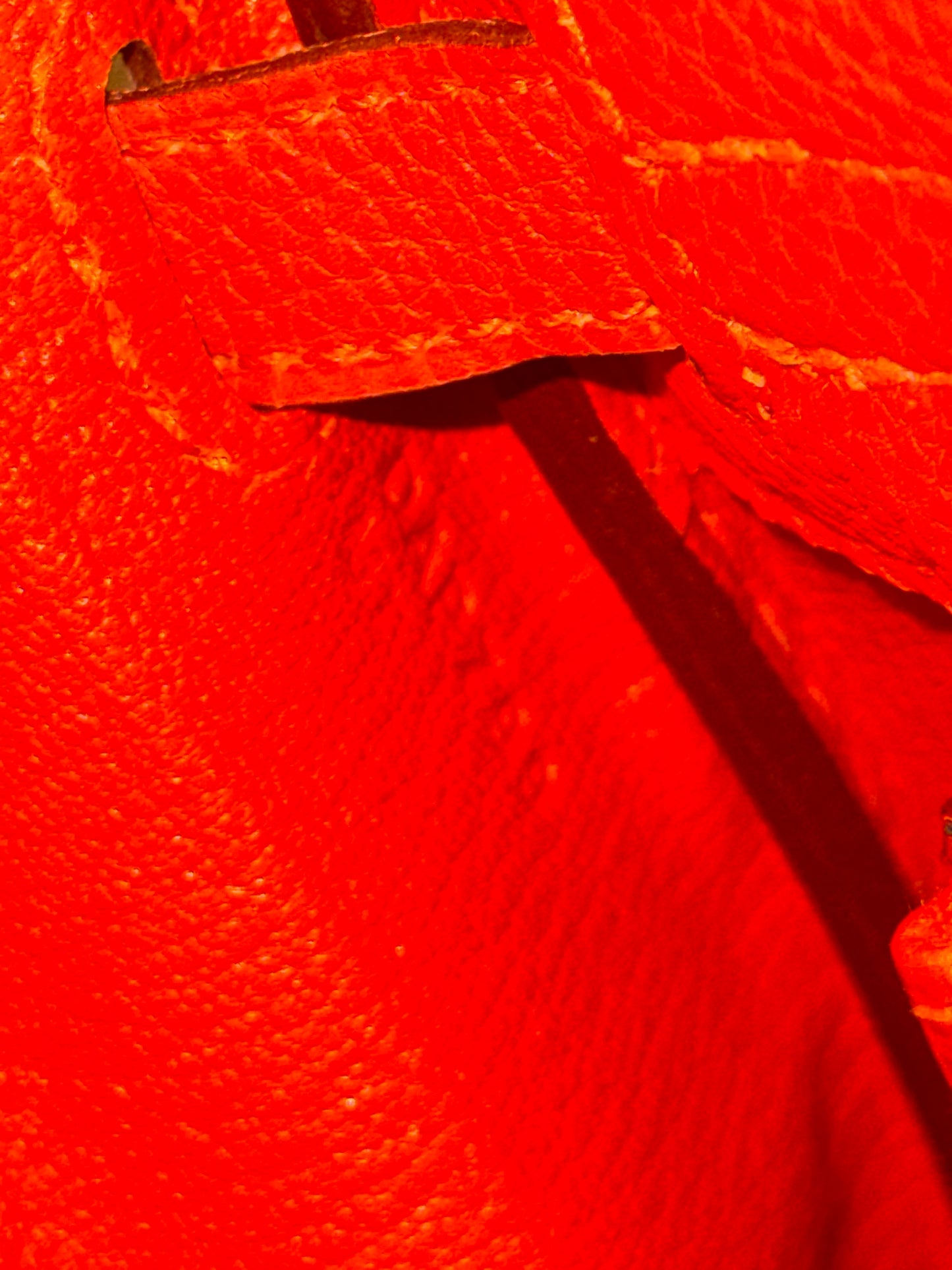HERMÈS ORANGE TOGO KELLY 25 HANDBAG