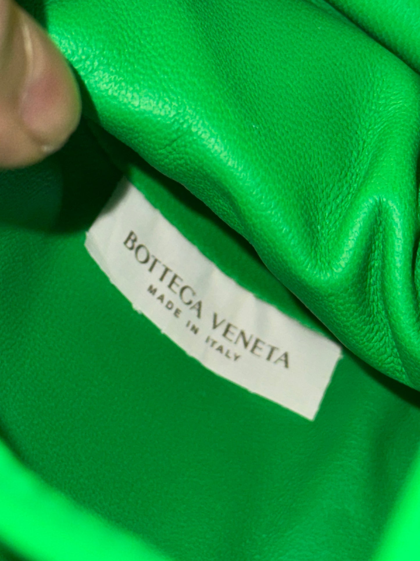 BOTTEGA VENETA INTRECCIATO PARAKEET MINI POUCH