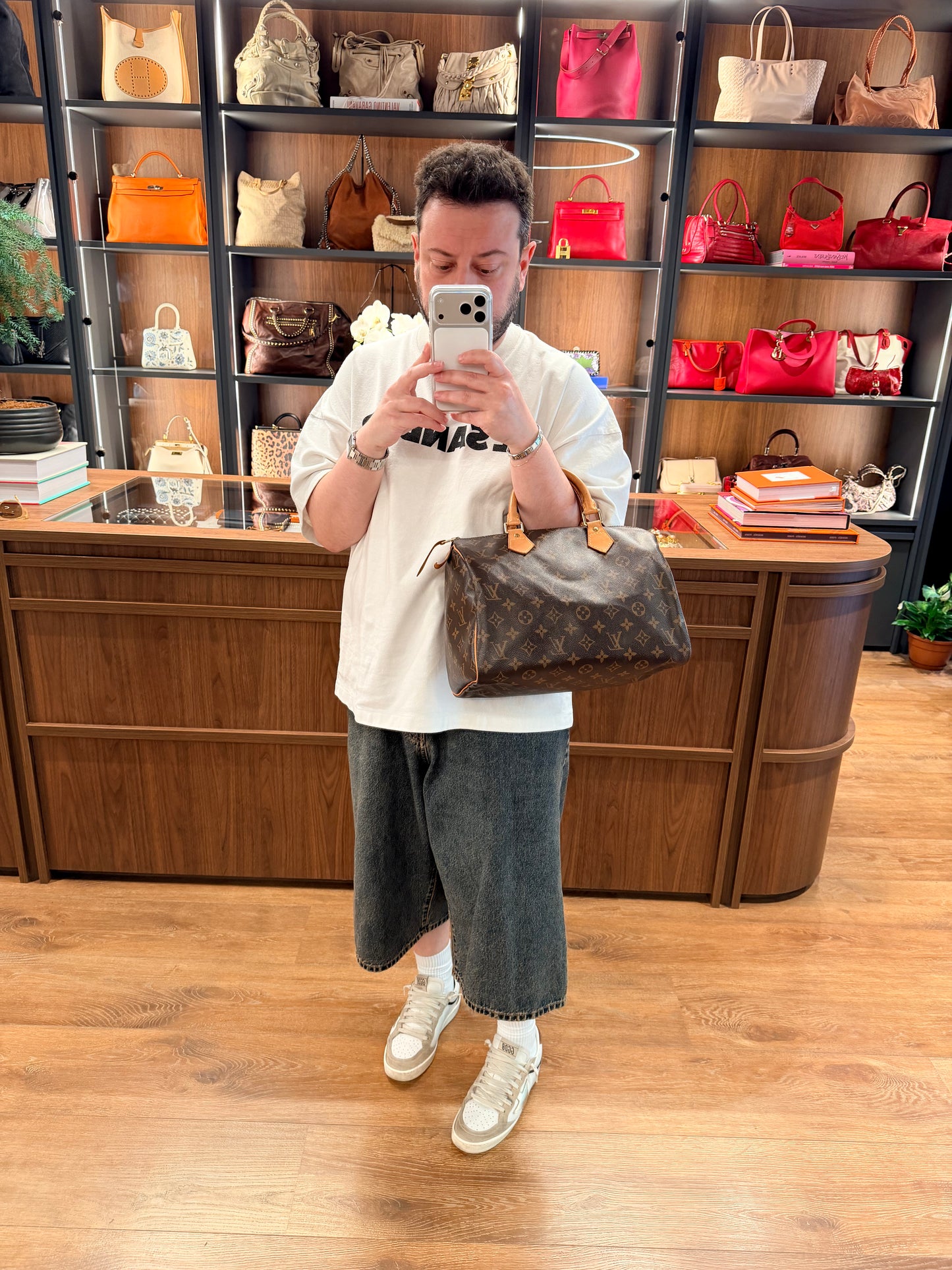 LOUIS VUITTON MONOGRAM SPEEDY 30 BOSTON BAG
