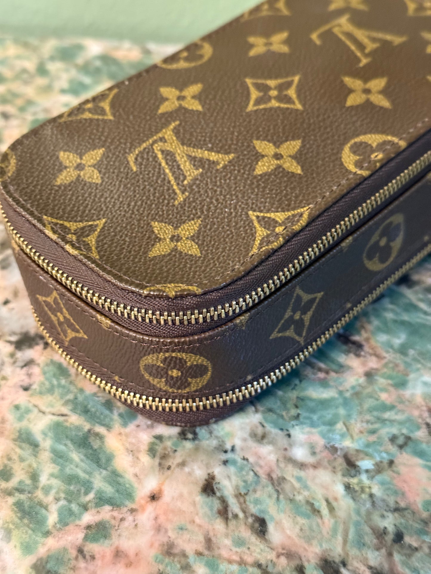 LOUIS VUITTON MONOGRAM SMALL JEWELRY TROUSSE