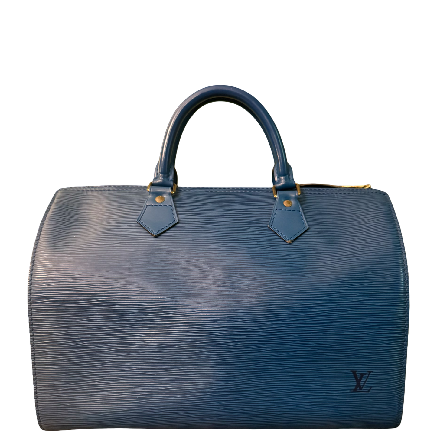 LOUIS VUITTON ELECTRIC BLUE SPEEDY BOSTON BAG