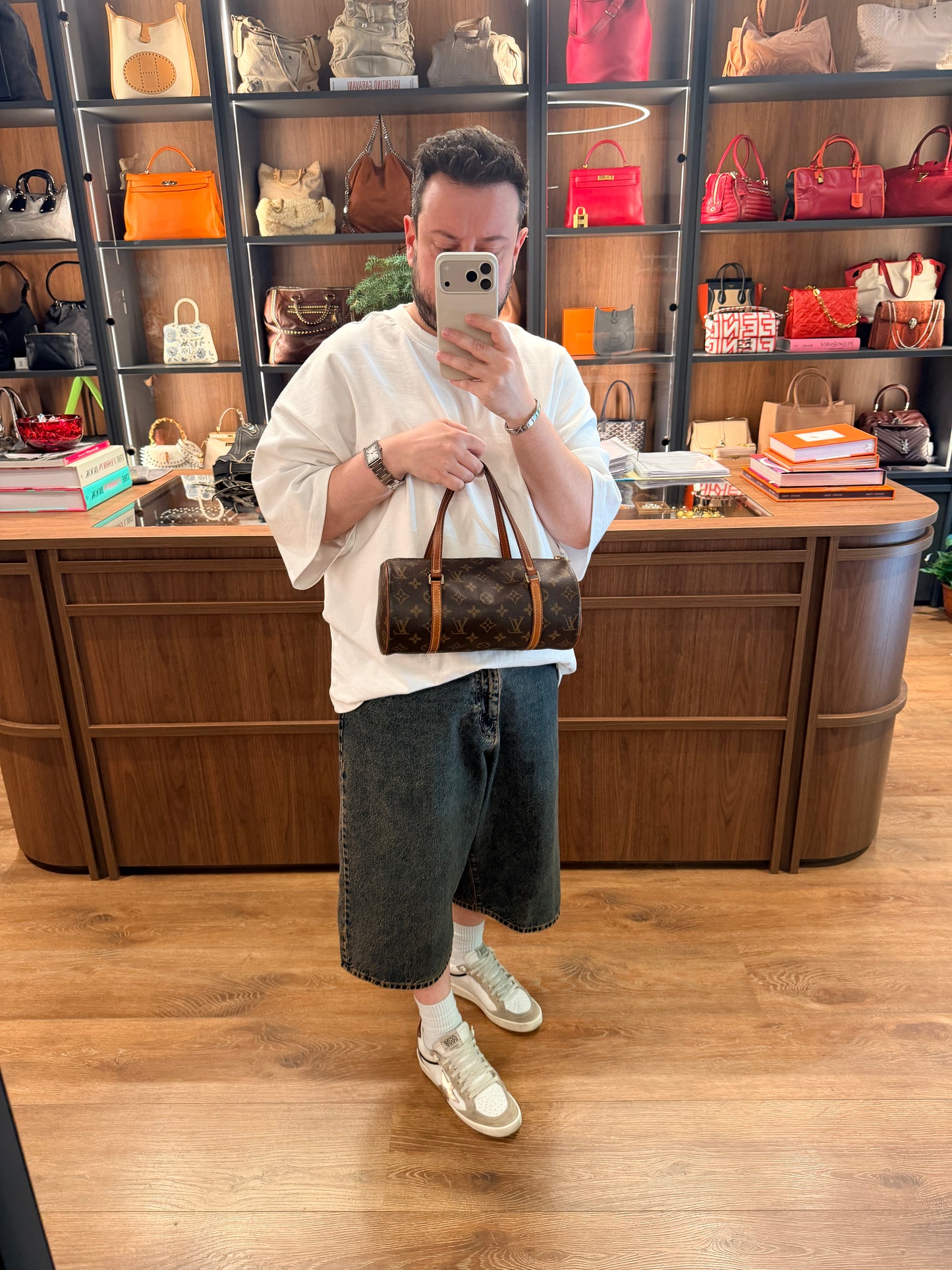 LOUIS VUITTON MONOGRAM PAPILLON 26 HANDBAG