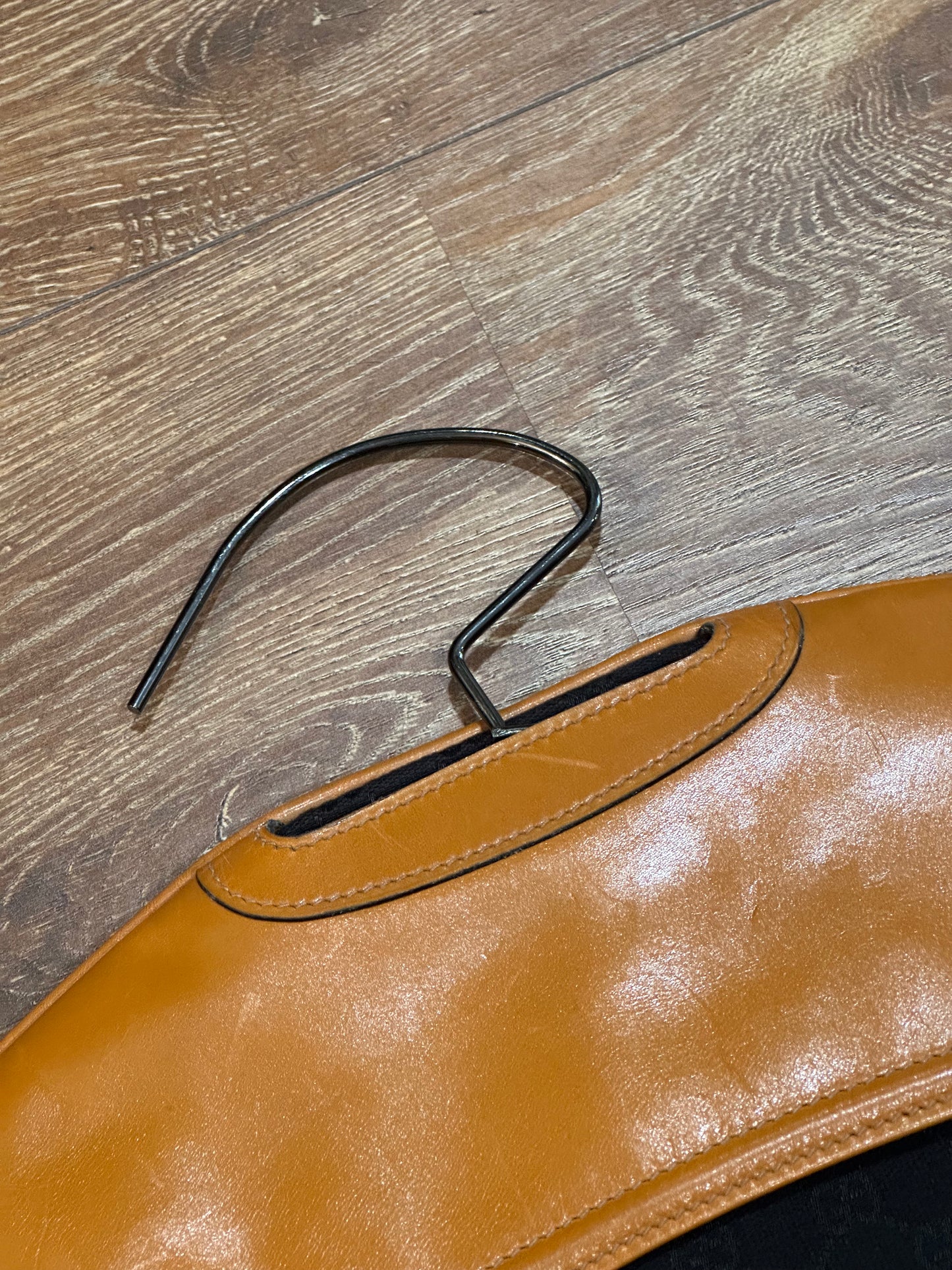 GUCCI BLACK MONOGRAM CLOTHES HANGER