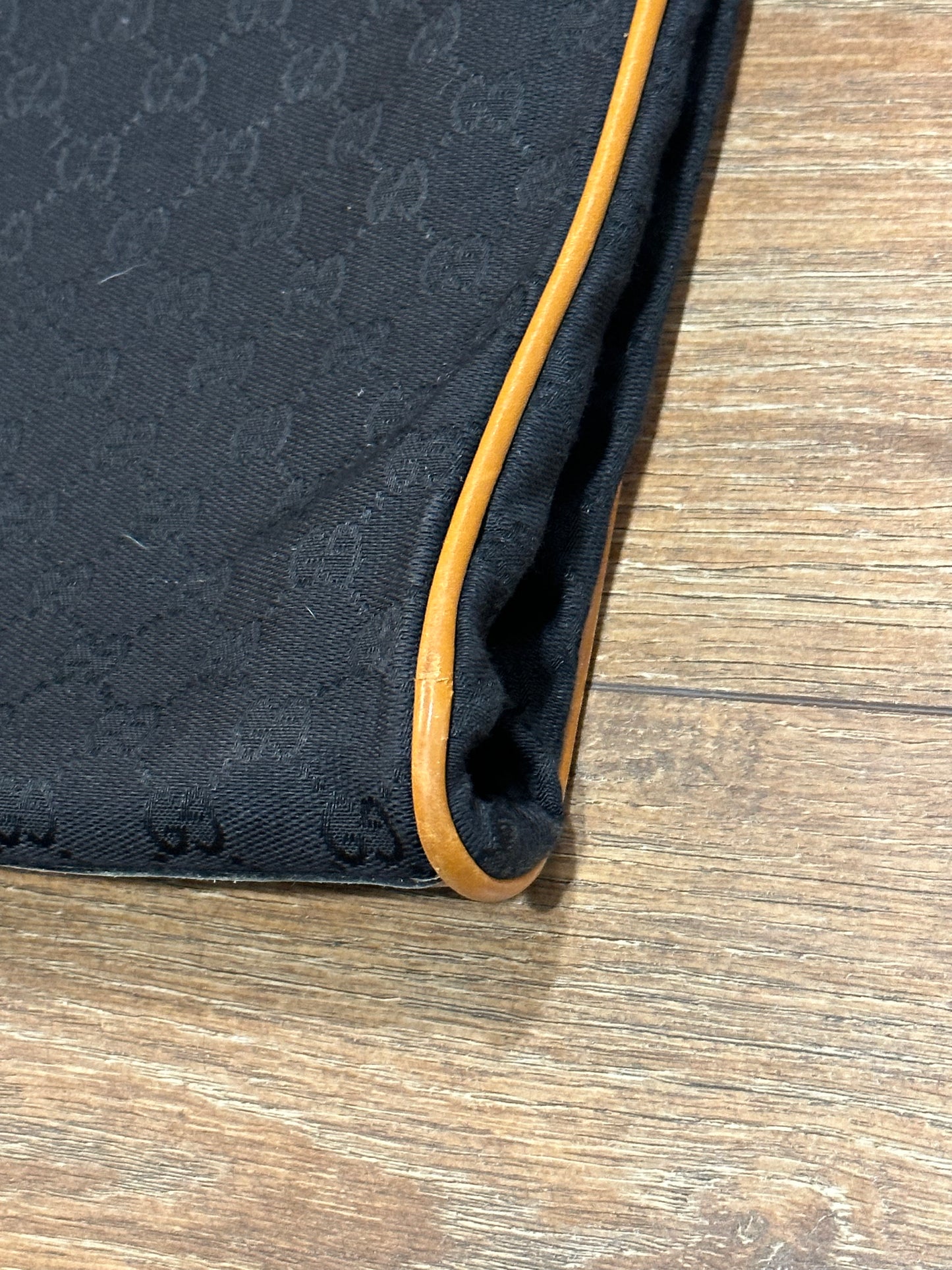 GUCCI BLACK MONOGRAM CLOTHES HANGER