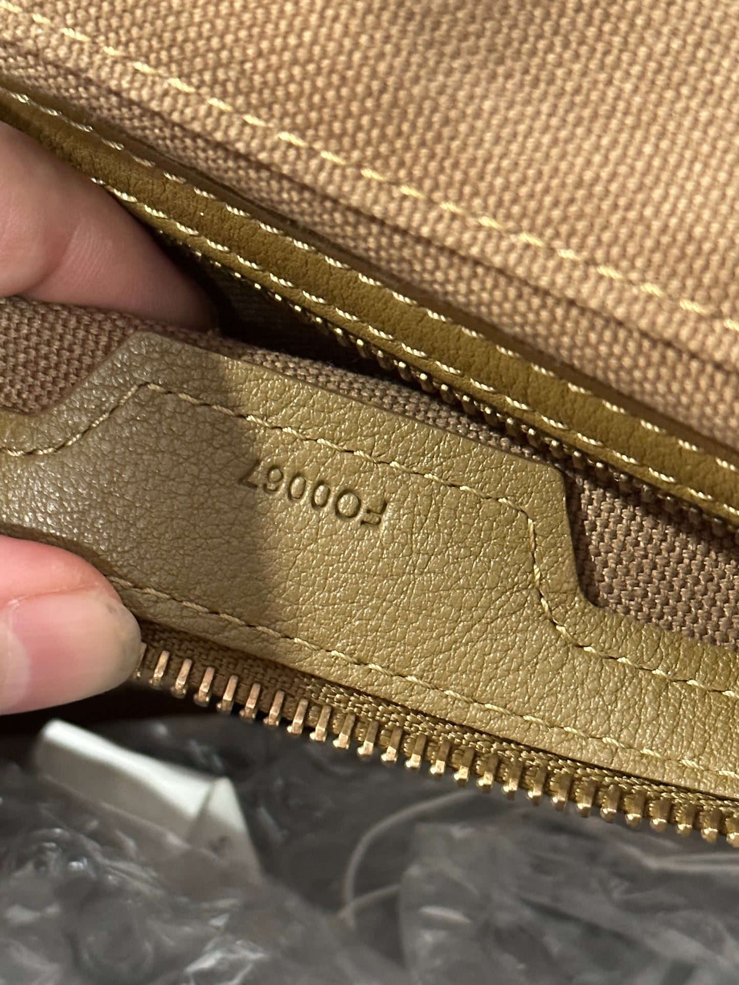 LOUIS VUITTON BROWN CANVAS LOVE SHOPPING TOTE