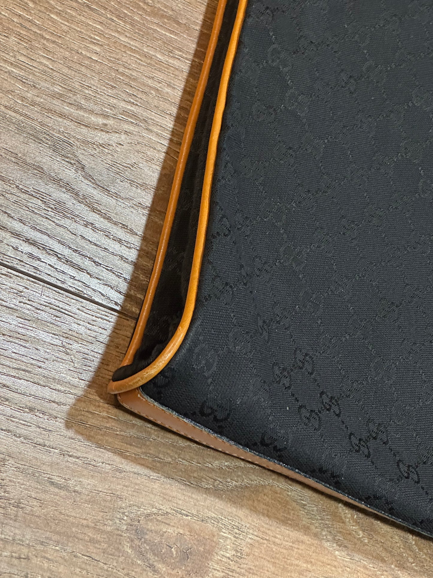 GUCCI BLACK MONOGRAM CLOTHES HANGER