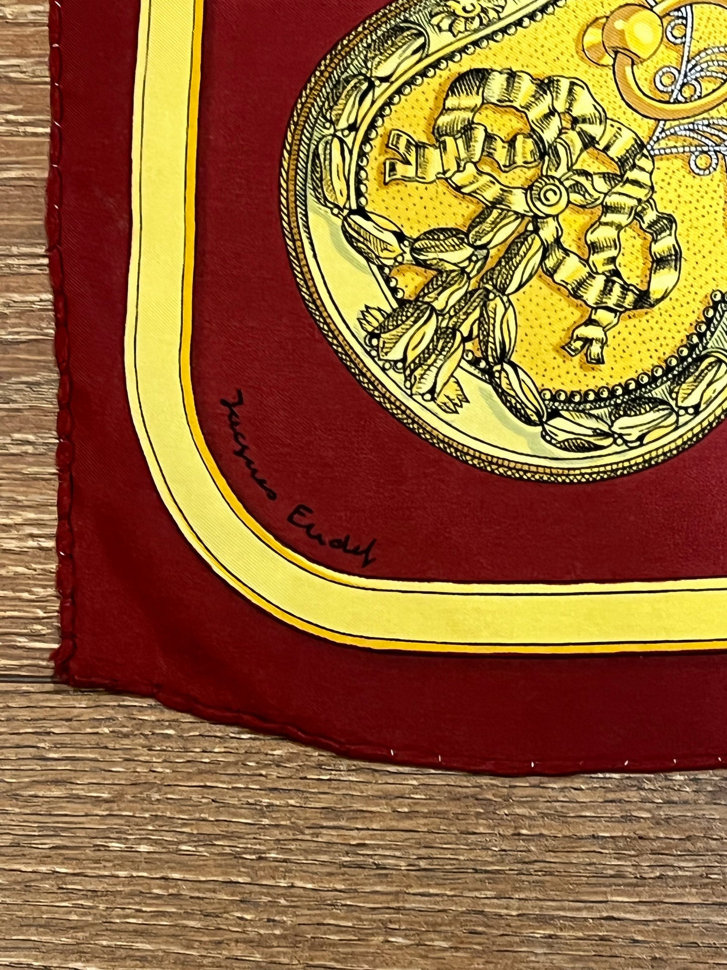 HERMES GRAND APPARAT SILK SCARF