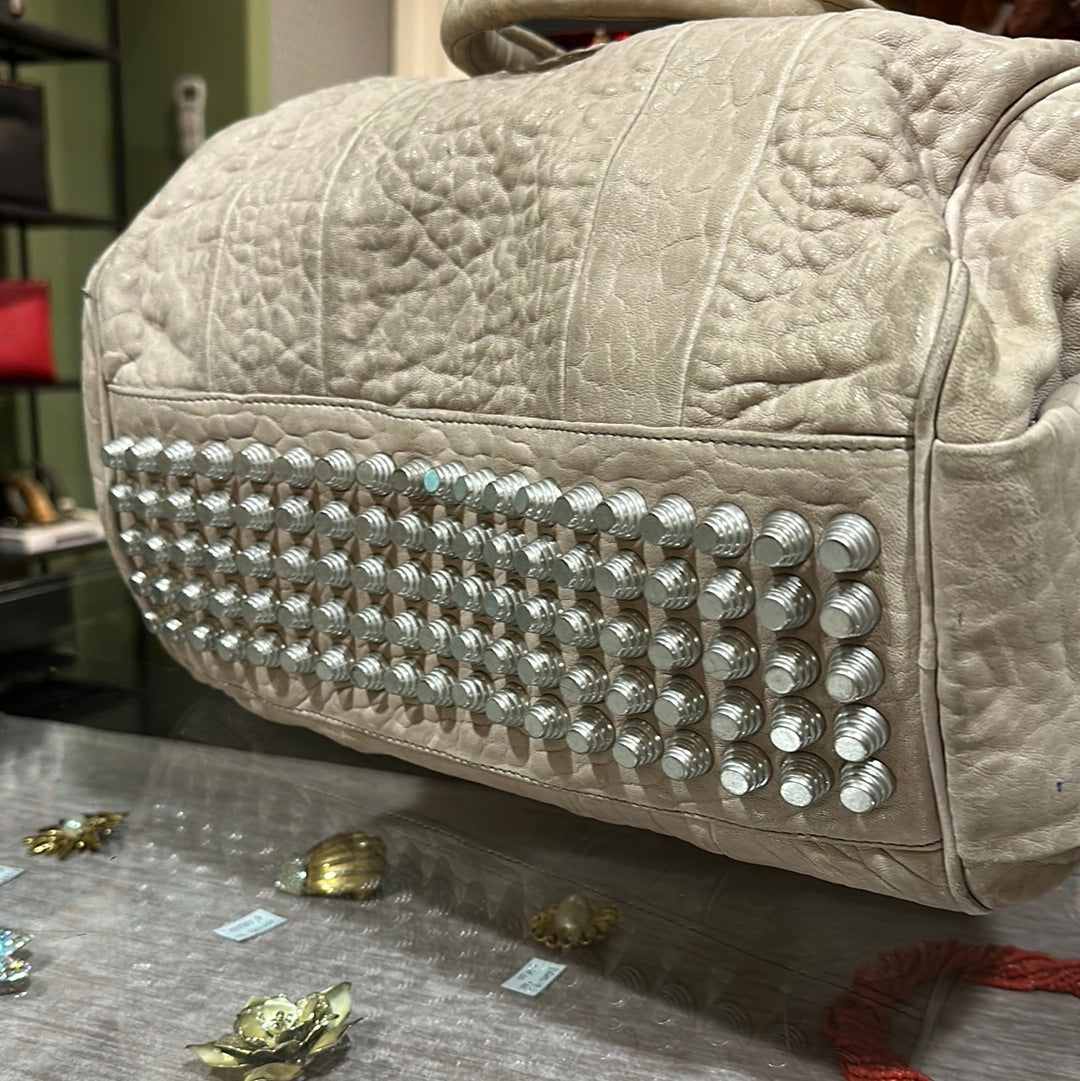ALEXANDER WANG LIGHT BEIGE ROCCO HANDBAG