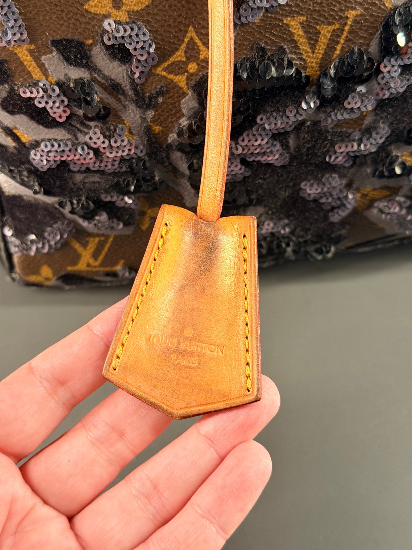 LOUIS VUITTON MONOGRAM FLEUR DE JAIS SPEEDY 30 BOSTON BAG