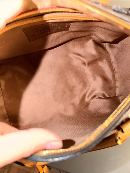 LOUIS VUITTON MONOGRAM FLEUR DE JAIS SPEEDY 30 BOSTON BAG