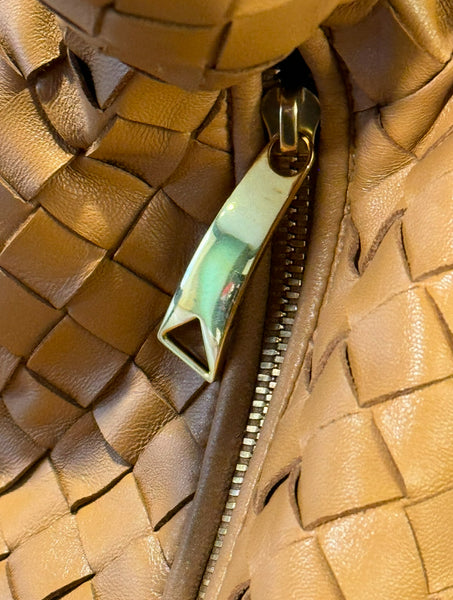 BOTTEGA VENETA TAN TEEN JODIE HOBO BAG